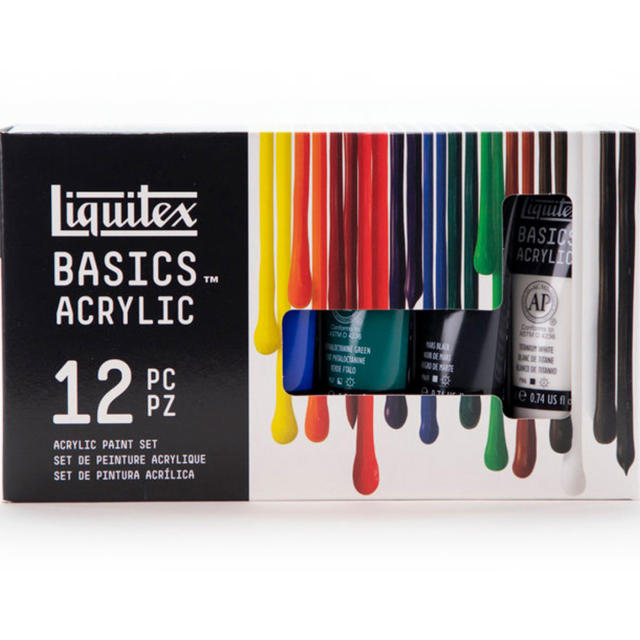 Basics Acrylic Paint Set 12x22 ml