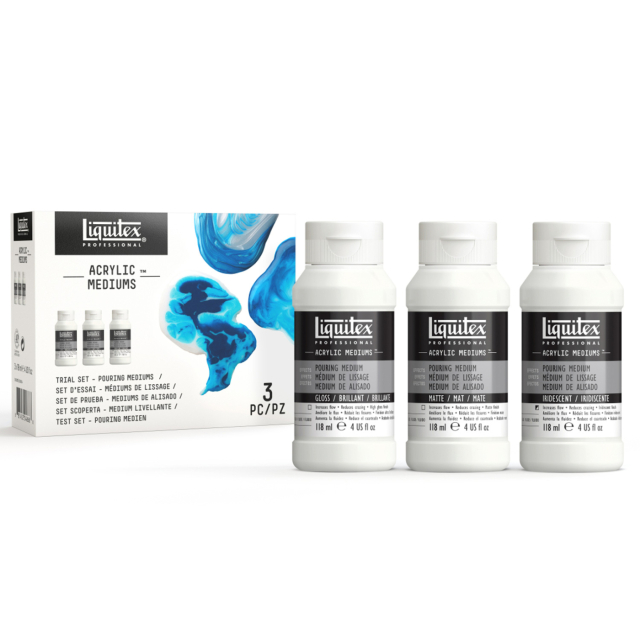 Pouring Medium 3-piece Set