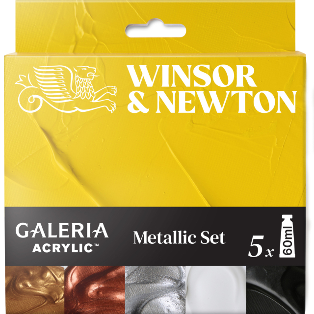 Galeria Acrylic paint 5x60ml Metallic set