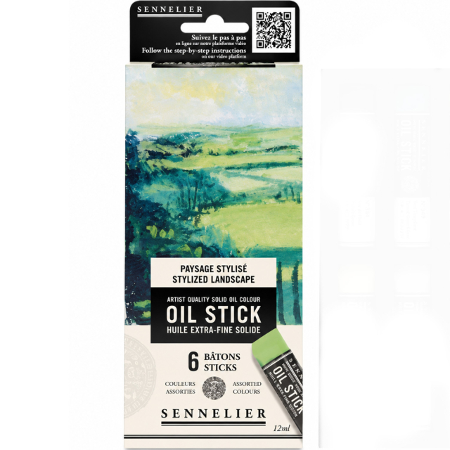 Oil Stick Mini 6-set Stylish landscape