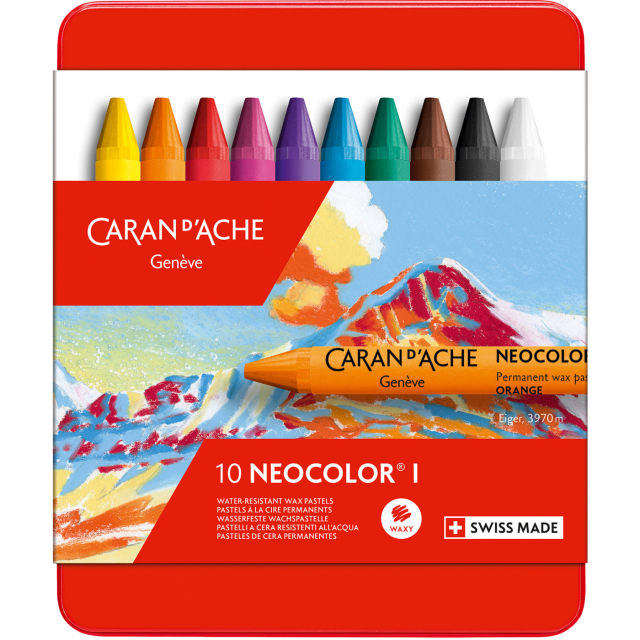 Neocolor I Pastel crayons 10-set