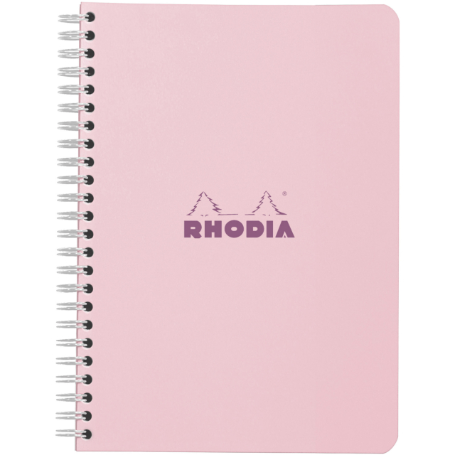Notebook Spiral Pink A5 Ruled