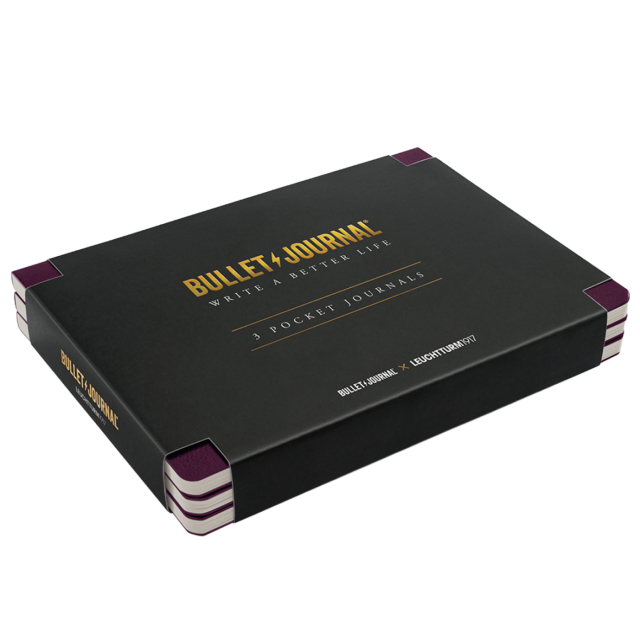 Bullet Journal Pocket 3 pcs Purple26