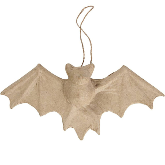 Papier-Mâché Bat 22x10 cm
