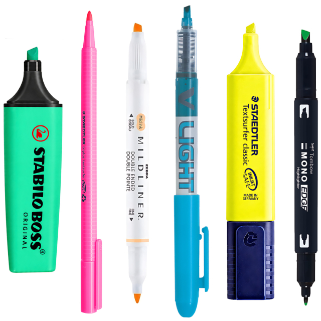 Sample kit Neon Highlighters