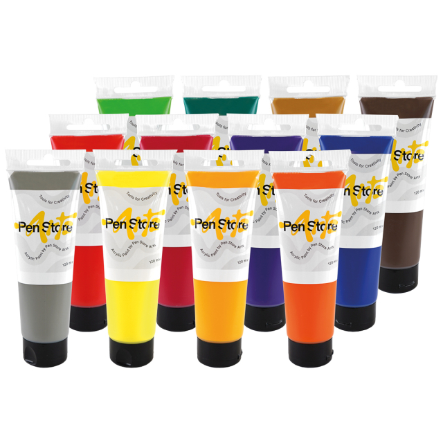 Acrylic paint 120 ml 12-set