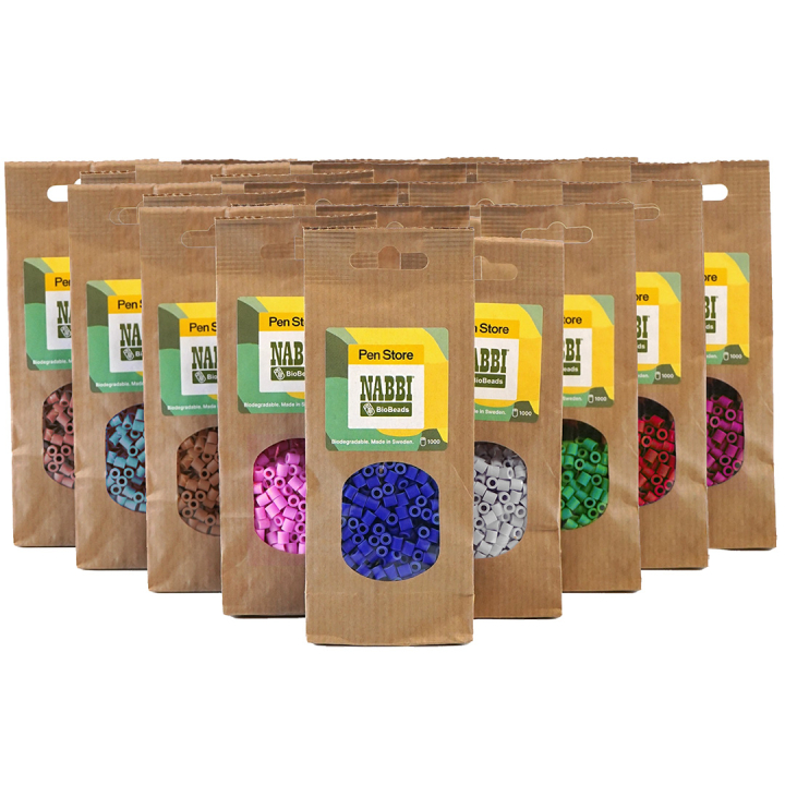 BioBeads Iron Beads Midi Set 20 000 pcs in the group Hobby & Creativity / Create / Tube beads & more at Pen Store (set_biobeads2)