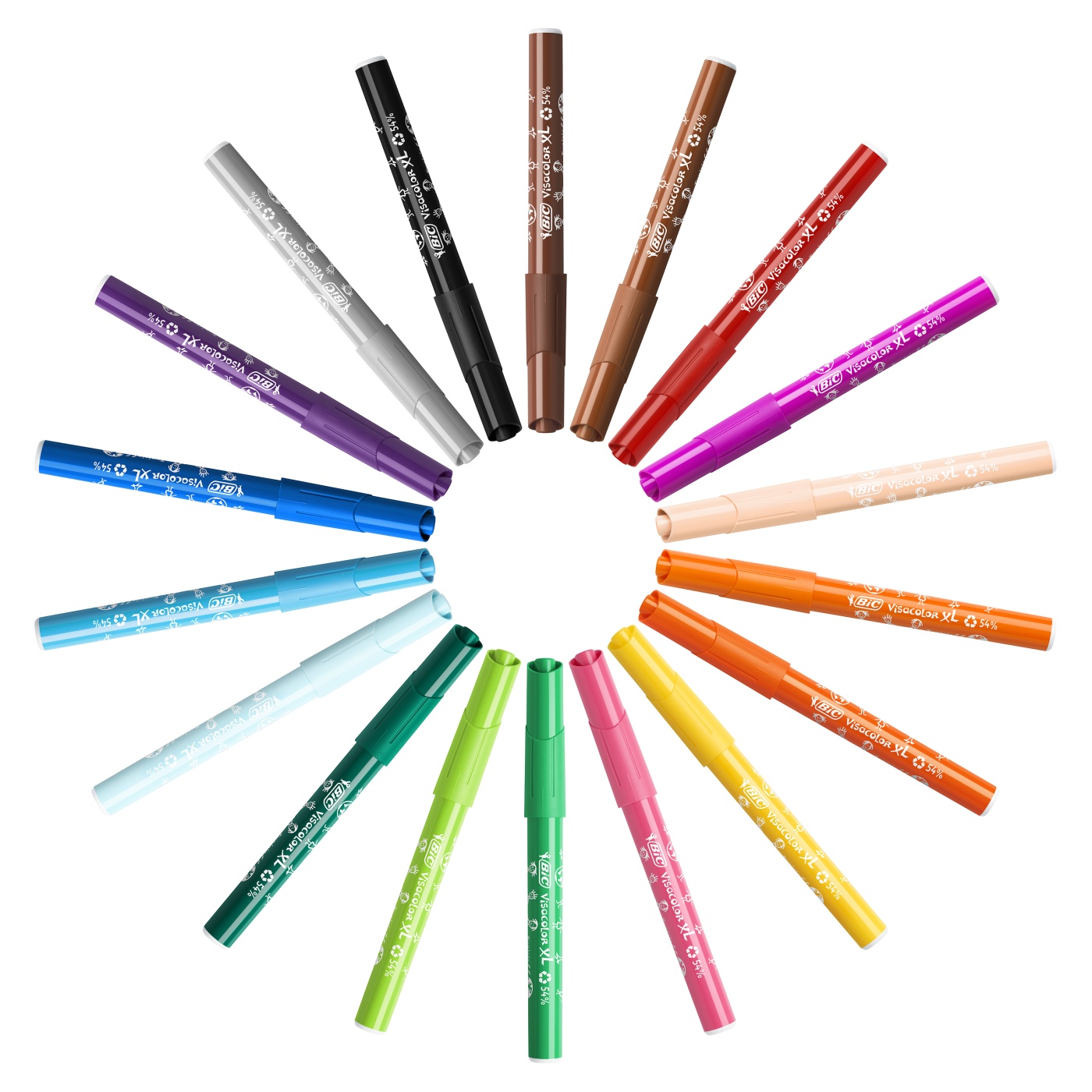 Kids Visacolor XL Fiber-tip pens 48-set in the group Kids / Kids' Pens / 3 Years+ at Pen Store (100249)