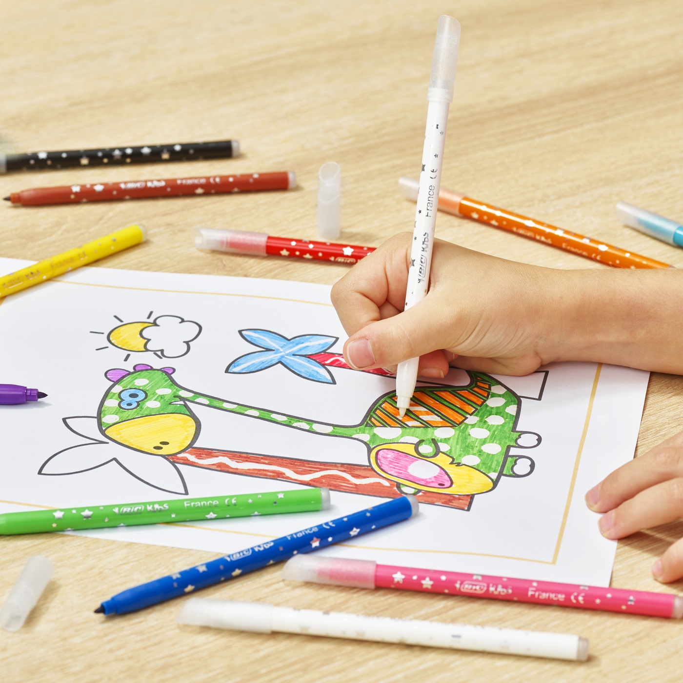 Kids Magic Erasable Felt Pen 12-set in the group Kids / Kids' Pens / Felt Tip Pens for Kids at Pen Store (100255)