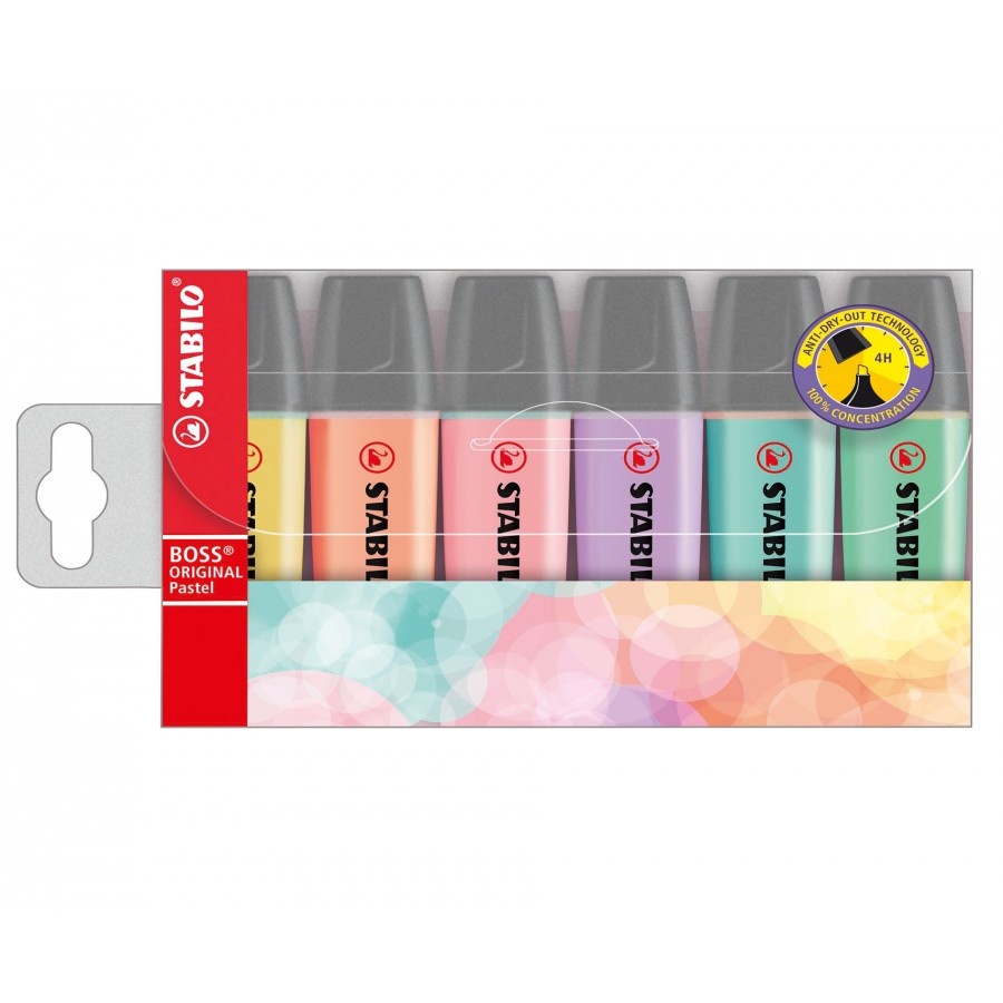 Lucht Oceaan Verloren Stabilo Boss Pastel 6-pack | Pen Store