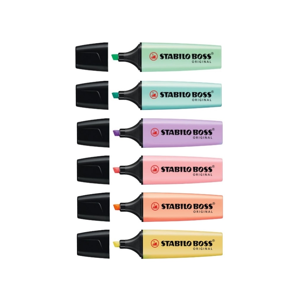 Boss Pastel 6-pack in the group Pens / Office / Highlighters at Pen Store (100297)