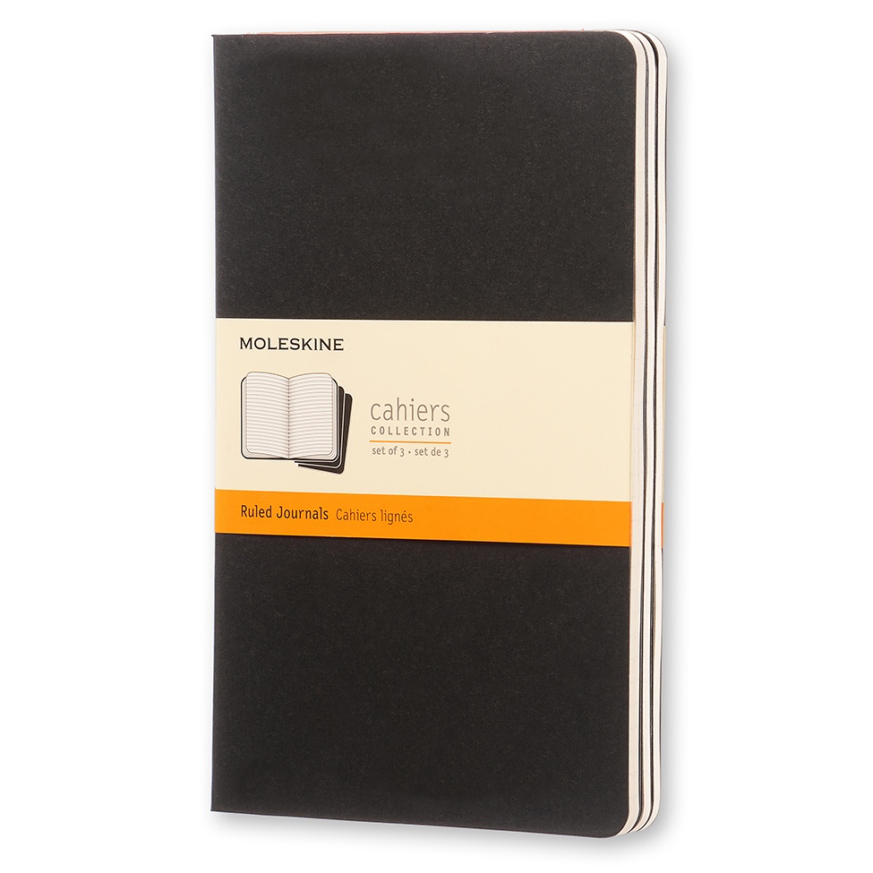 Cahier Large Black in the group Paper & Pads / Note & Memo / Writing & Memo Pads at Pen Store (100321_r)