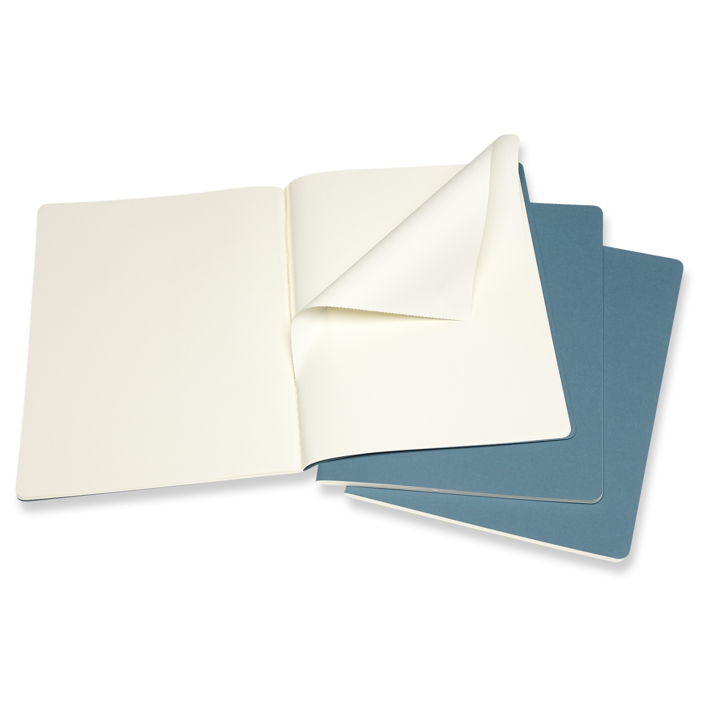 Cahier XL Brisk Blue Plain in the group Paper & Pads / Note & Memo / Writing & Memo Pads at Pen Store (100331)