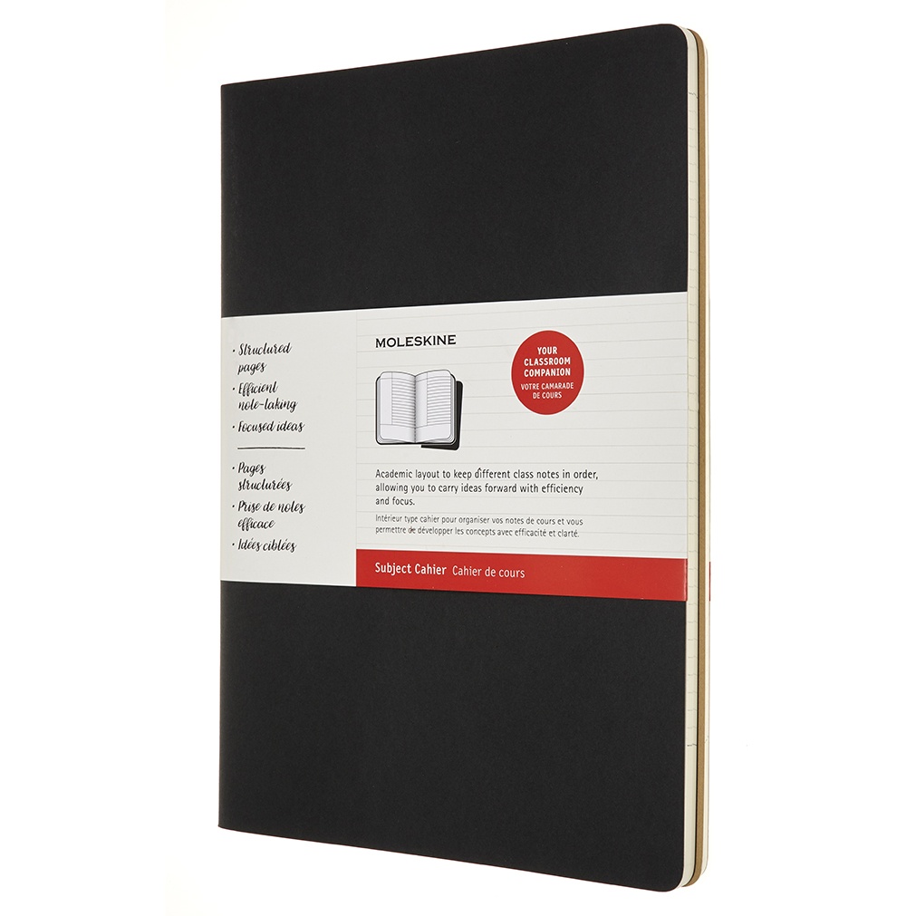 Cahier Subject A4 Black/Kraft Ruled in the group Paper & Pads / Note & Memo / Writing & Memo Pads at Pen Store (100338)