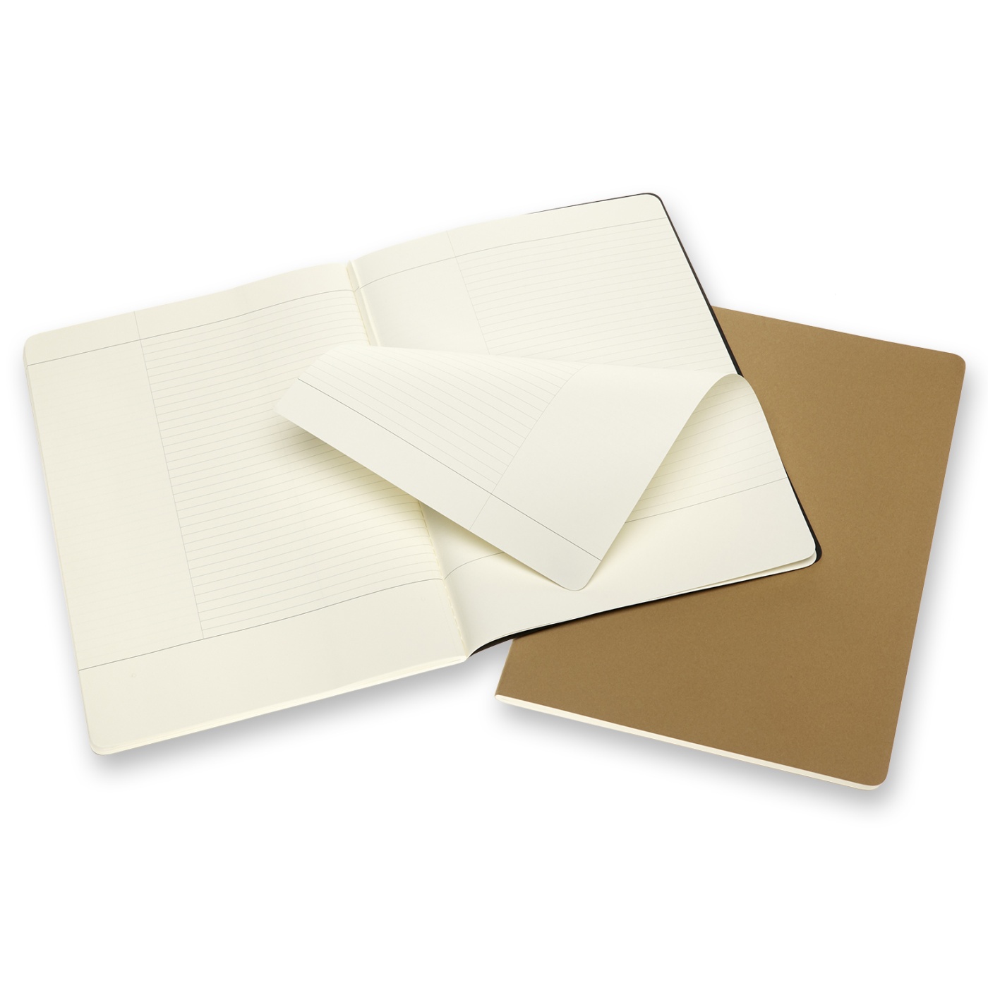 Moleskine Cahier Subject A4 Black/Kraft Ruled Pen Store