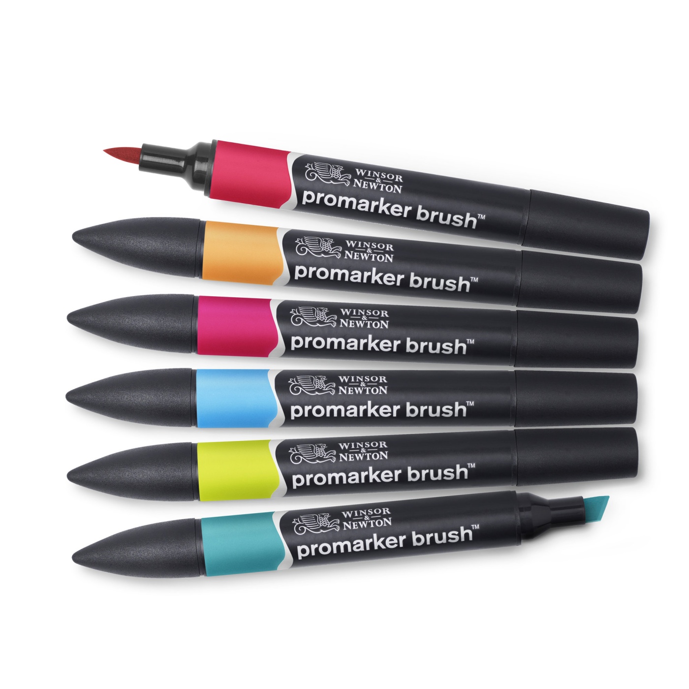 BrushMarker 6-set Mid Tones in the group Pens / Artist Pens / Brush Pens at Pen Store (100552)