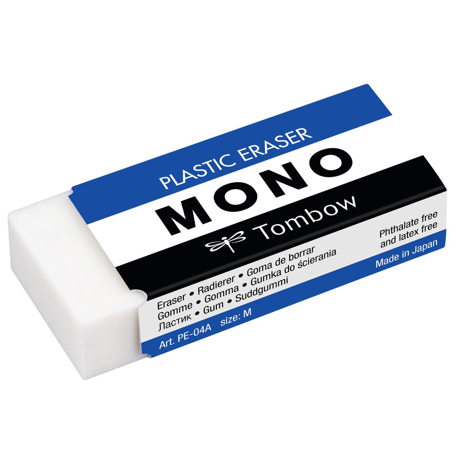 Tombow Mono Plastic Eraser Ash Color Limited Edition