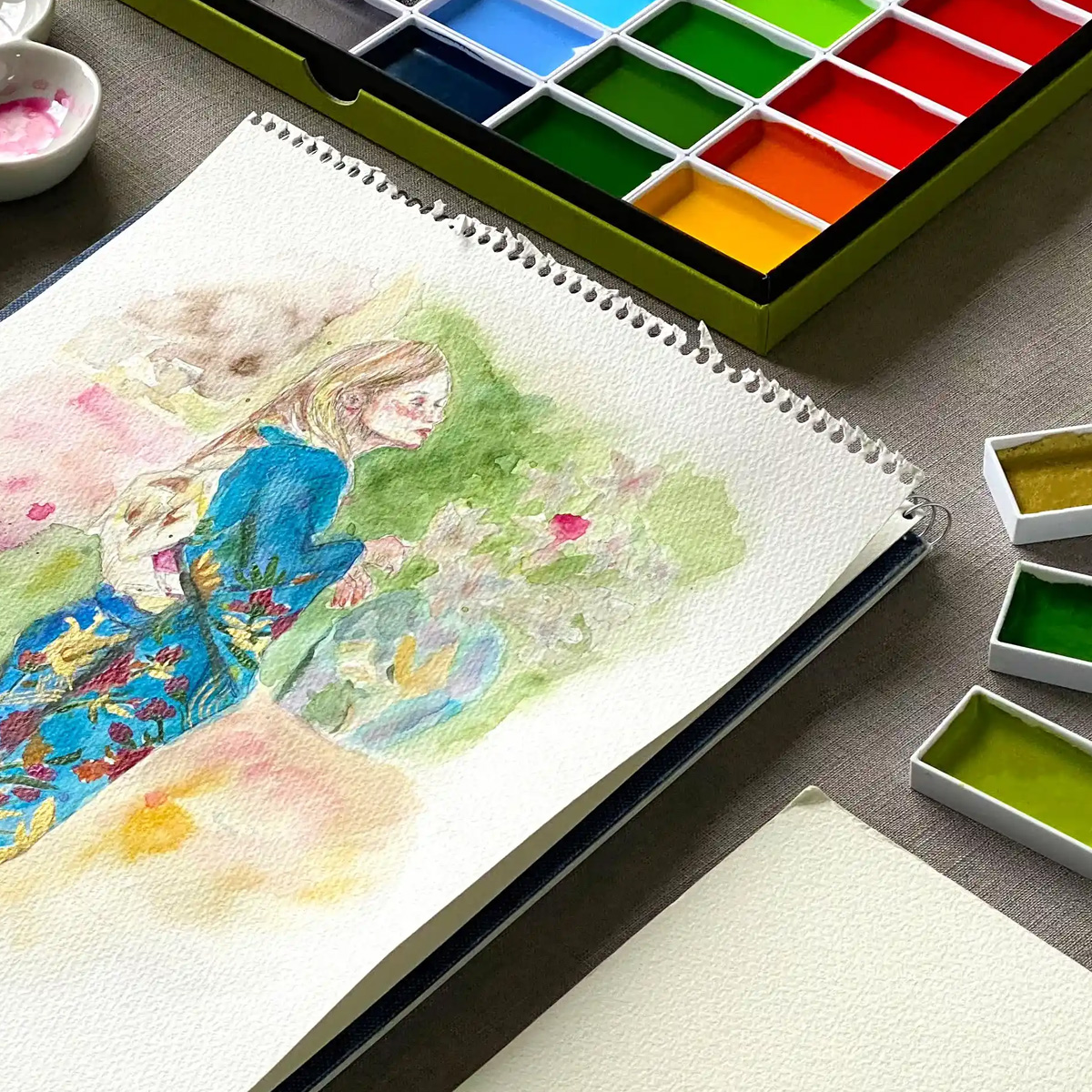 Gansai Tambi Aquarelle 24-set in the group Art Supplies / Colors / Watercolor Paint at Pen Store (101077)