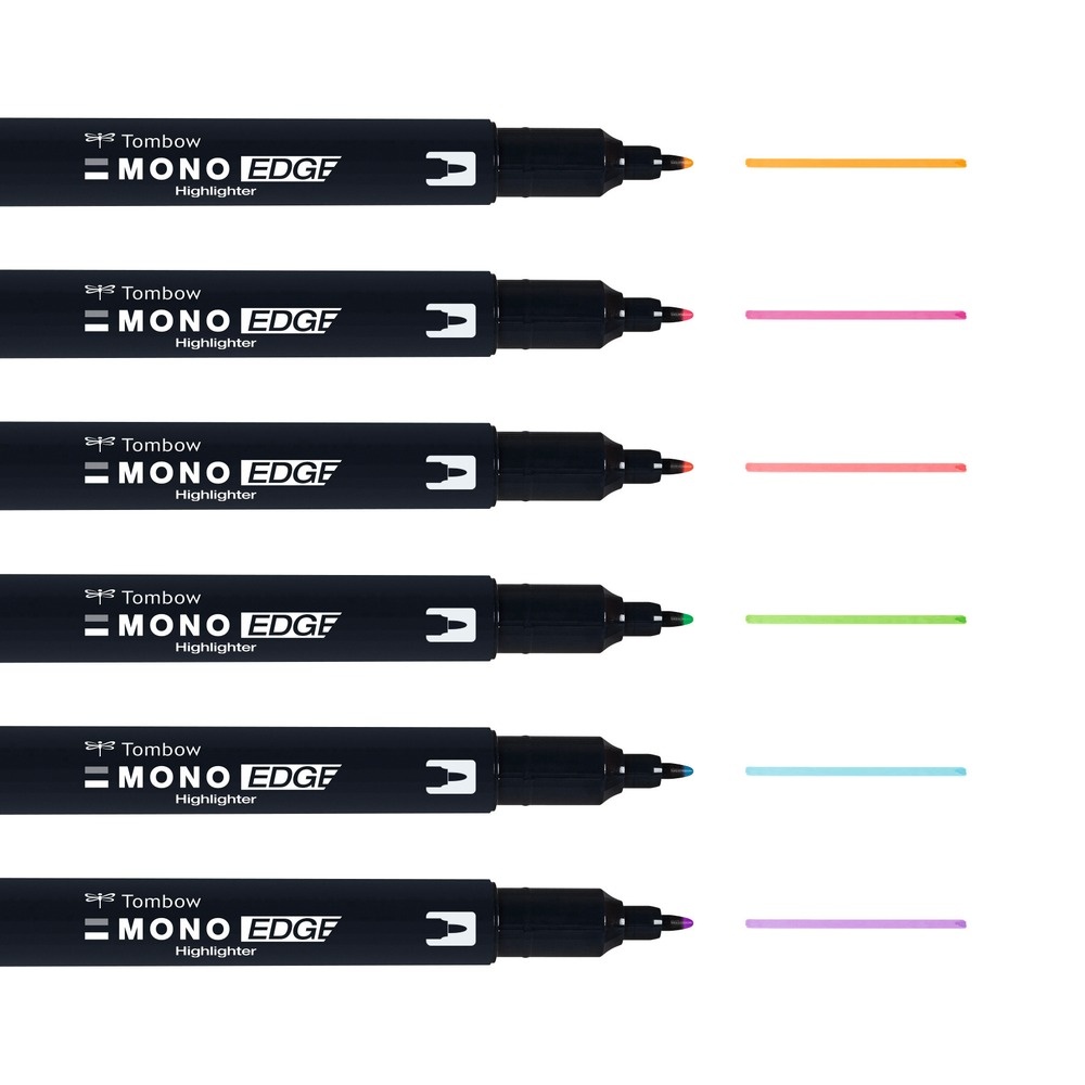 Highlighter MONO Edge 6-set in the group Pens / Office / Highlighters at Pen Store (101111)