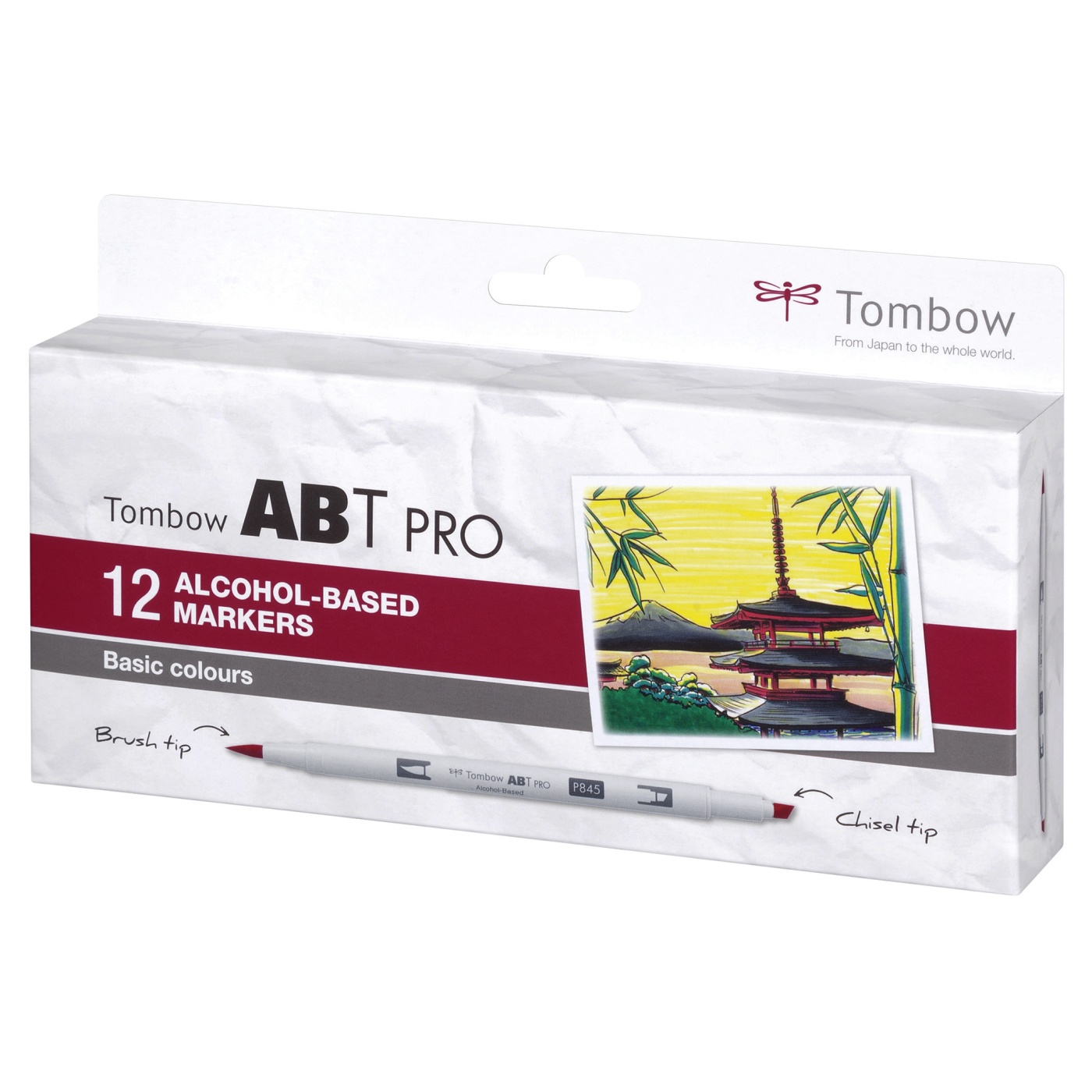 ABT PRO Dual Brush Pen 12-set Basic in the group Pens / Product series / ABT Dual Brush at Voorcrea (101254)