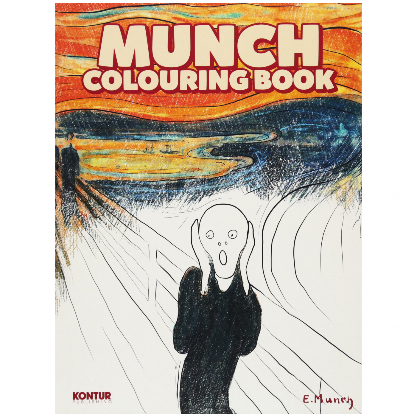 Munch Colouring Book in the group Hobby & Creativity / Books / Adult Coloring Books at Pen Store (101374)