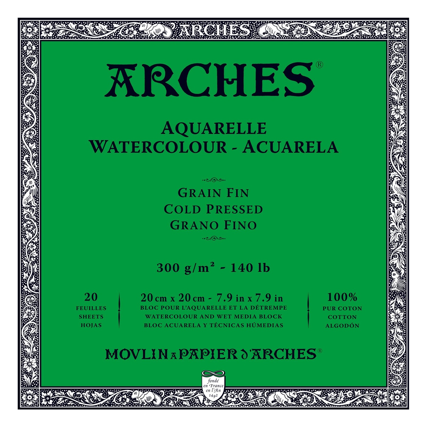 ARCHES - Rouleau de papier pour aquarelle 300g