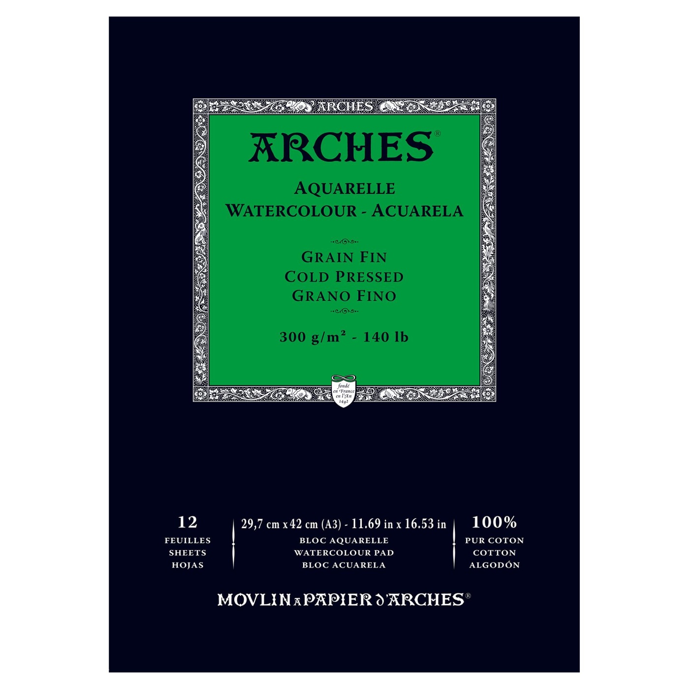 Arches Watercolor Pad 300g A3 | Pen Store