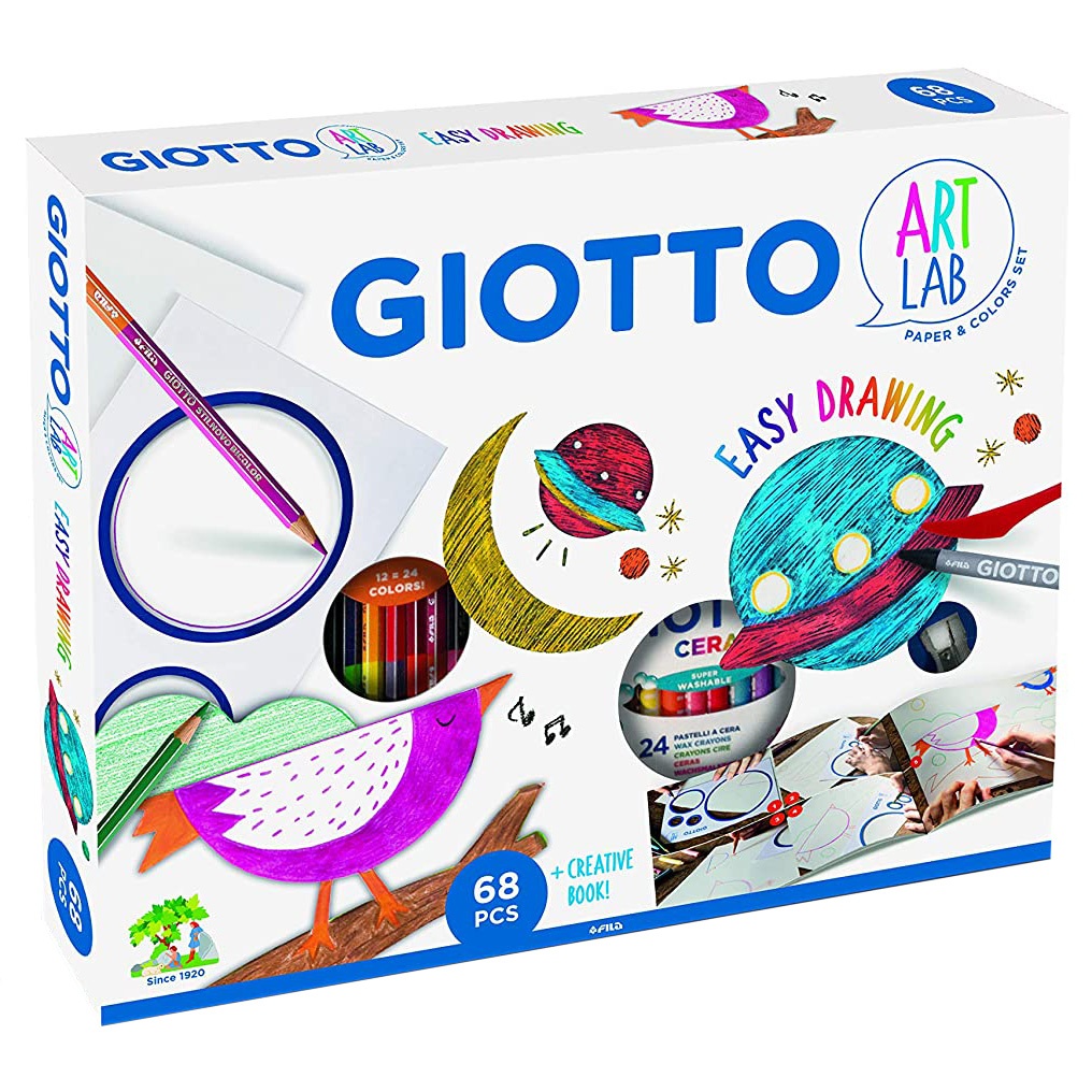 Giotto Art Lab Easy Drawing 68 pcs