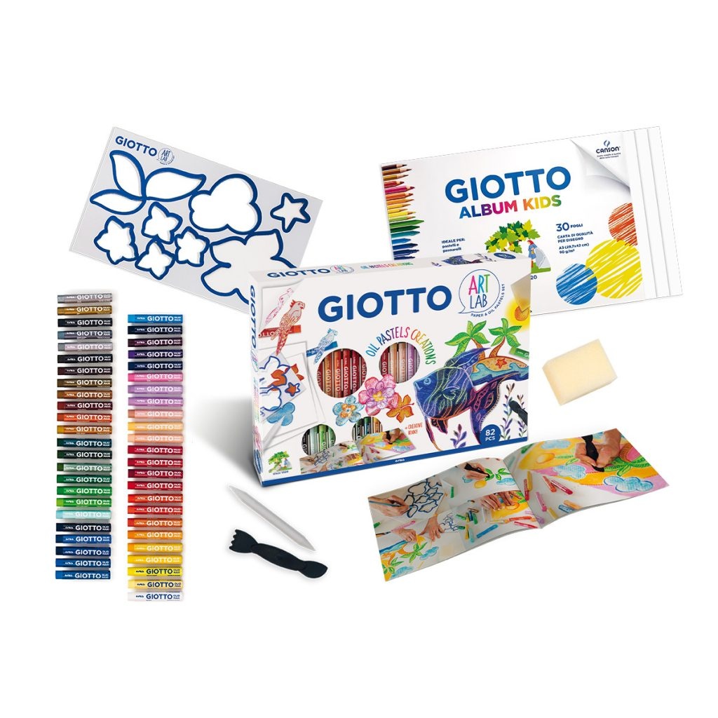 Art Lab Oil Pastel Creations 82 pcs in the group Kids / Kids' Pens / 5 Years+ at Pen Store (101601)