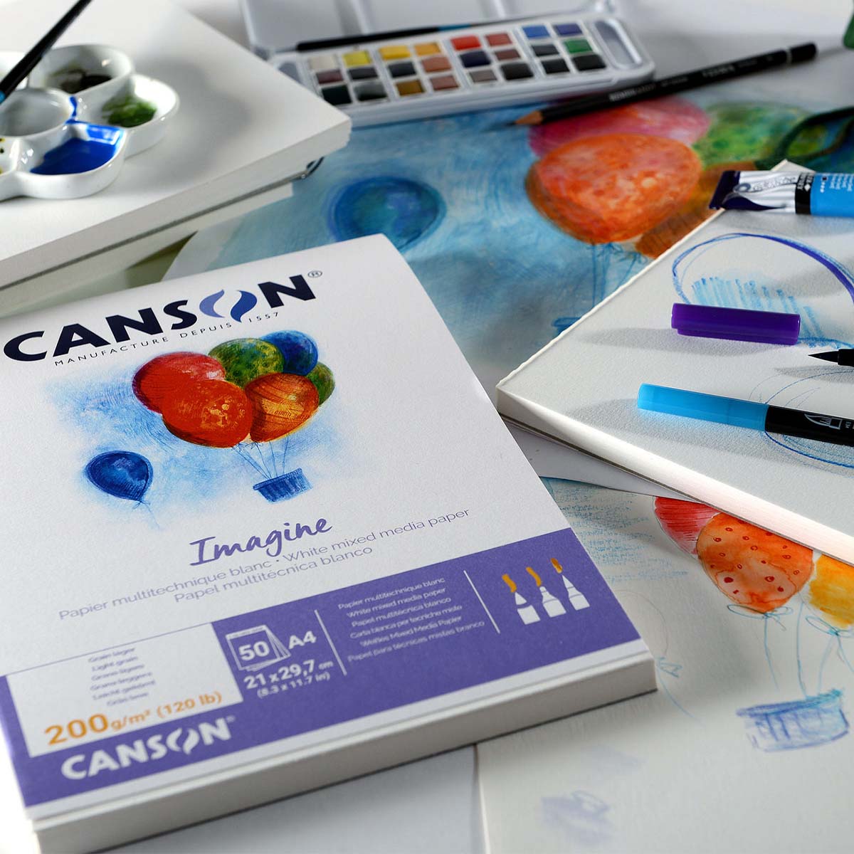 Canson Mixed Media Paper, White