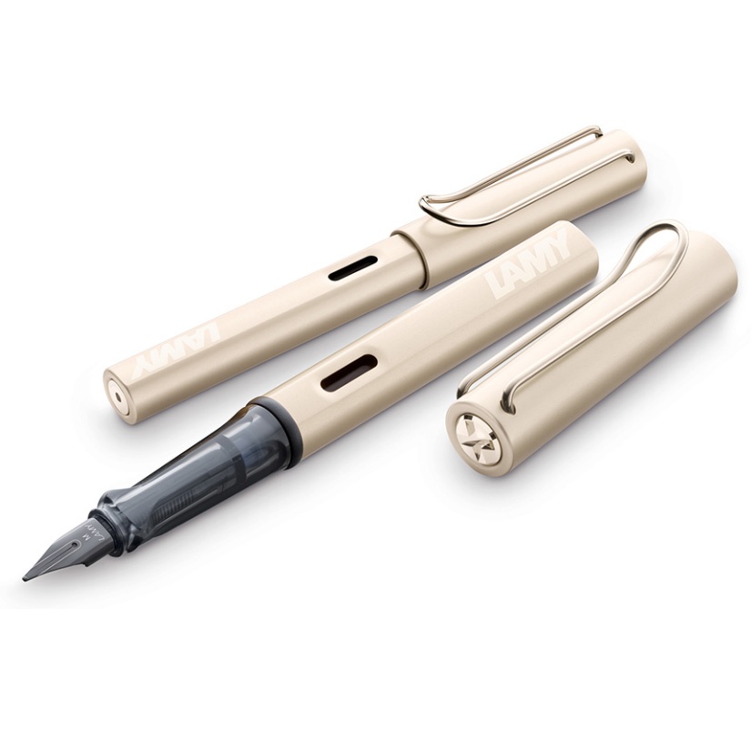 Lamy LX Fountain Pen-Palladium-Large Point-L58B-New original stylo en cas 
