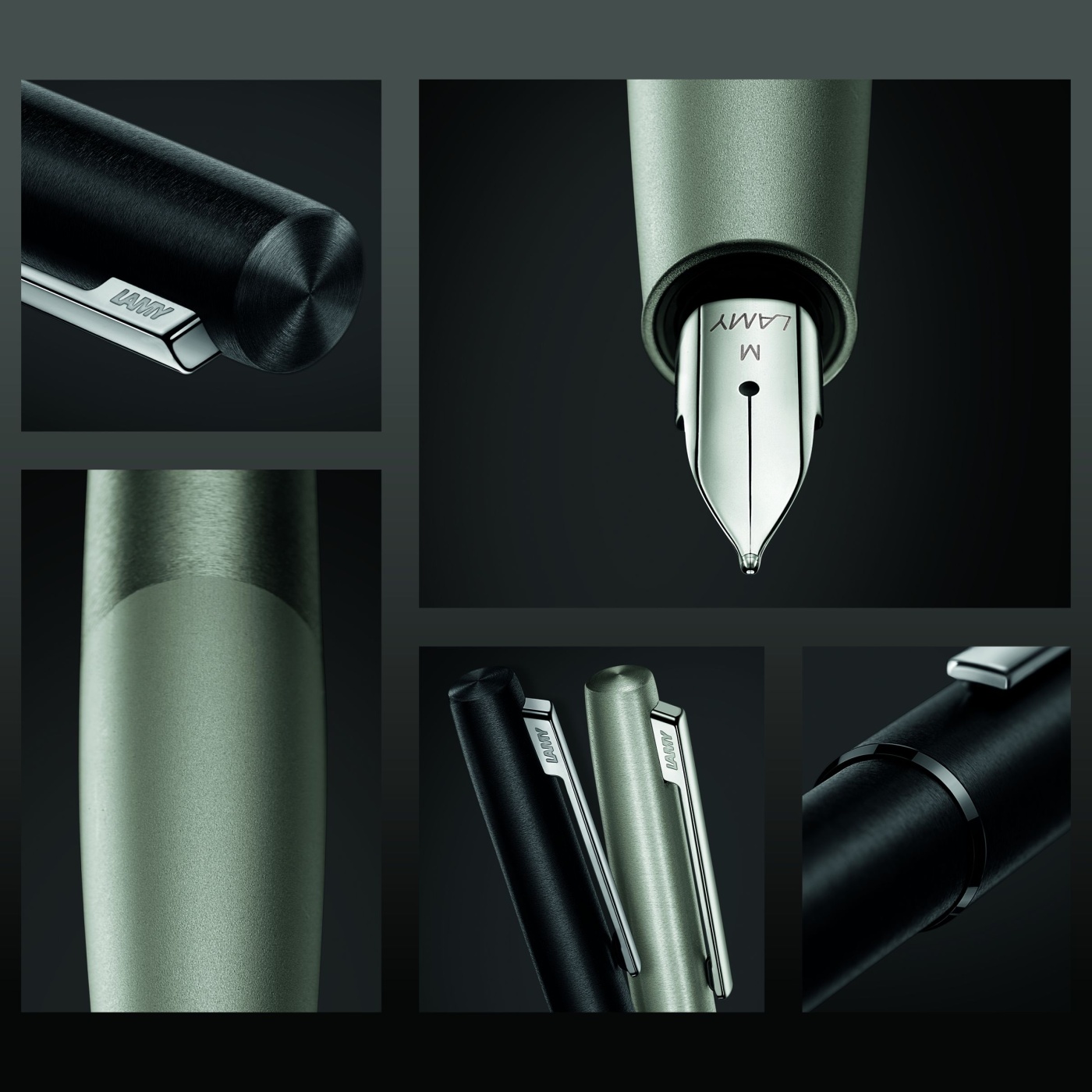 Aion Fountain pen Olivesilver in the group Pens / Fine Writing / Gift Pens at Pen Store (102010_r)