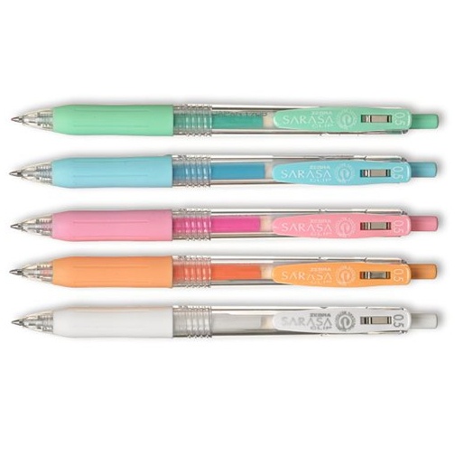 Sarasa Clip Milky 5-pack in the group Hobby & Creativity / Create / Bullet Journaling at Pen Store (102199)
