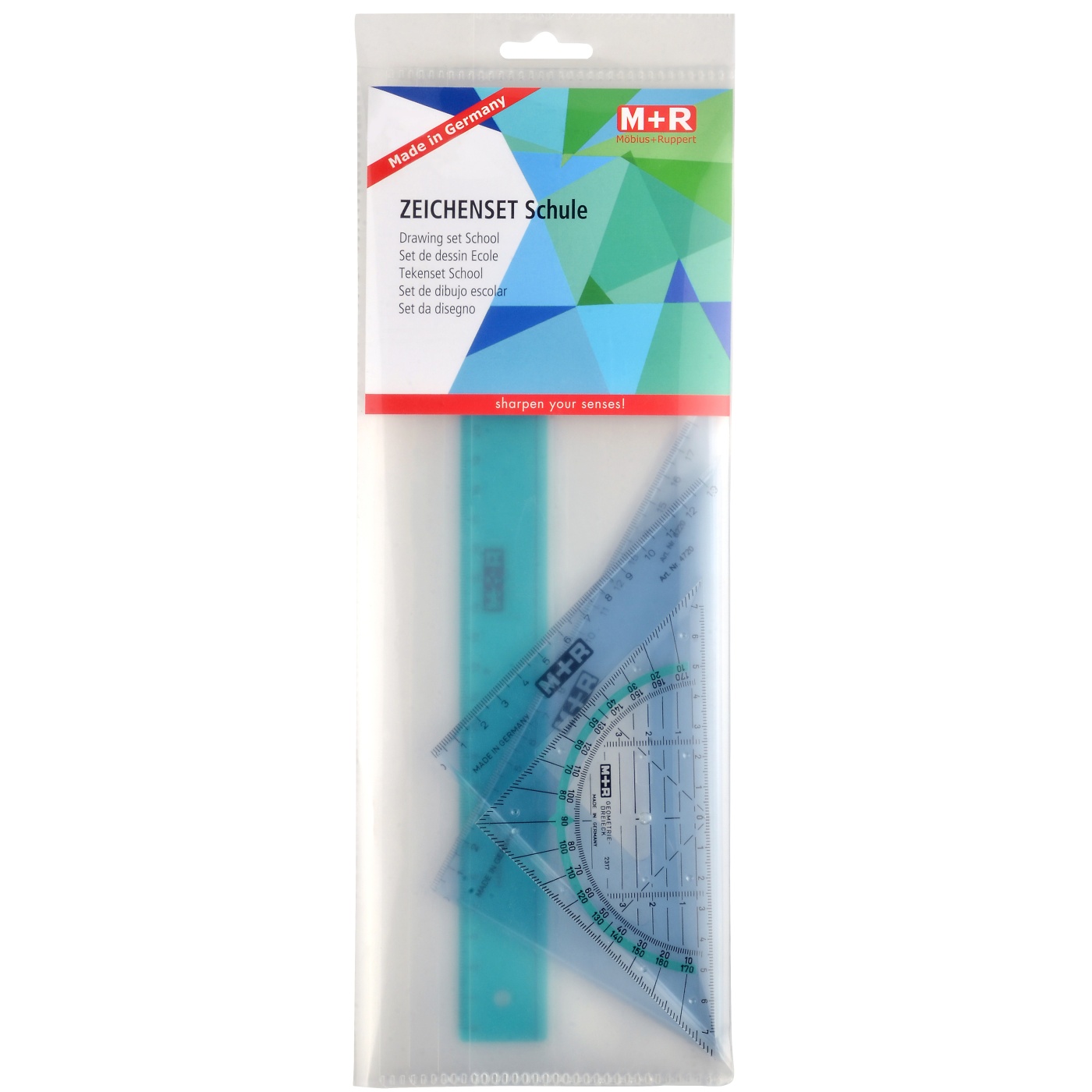 Drawing Set Clear in the group Hobby & Creativity / Hobby Accessories / Rulers at Pen Store (102279)