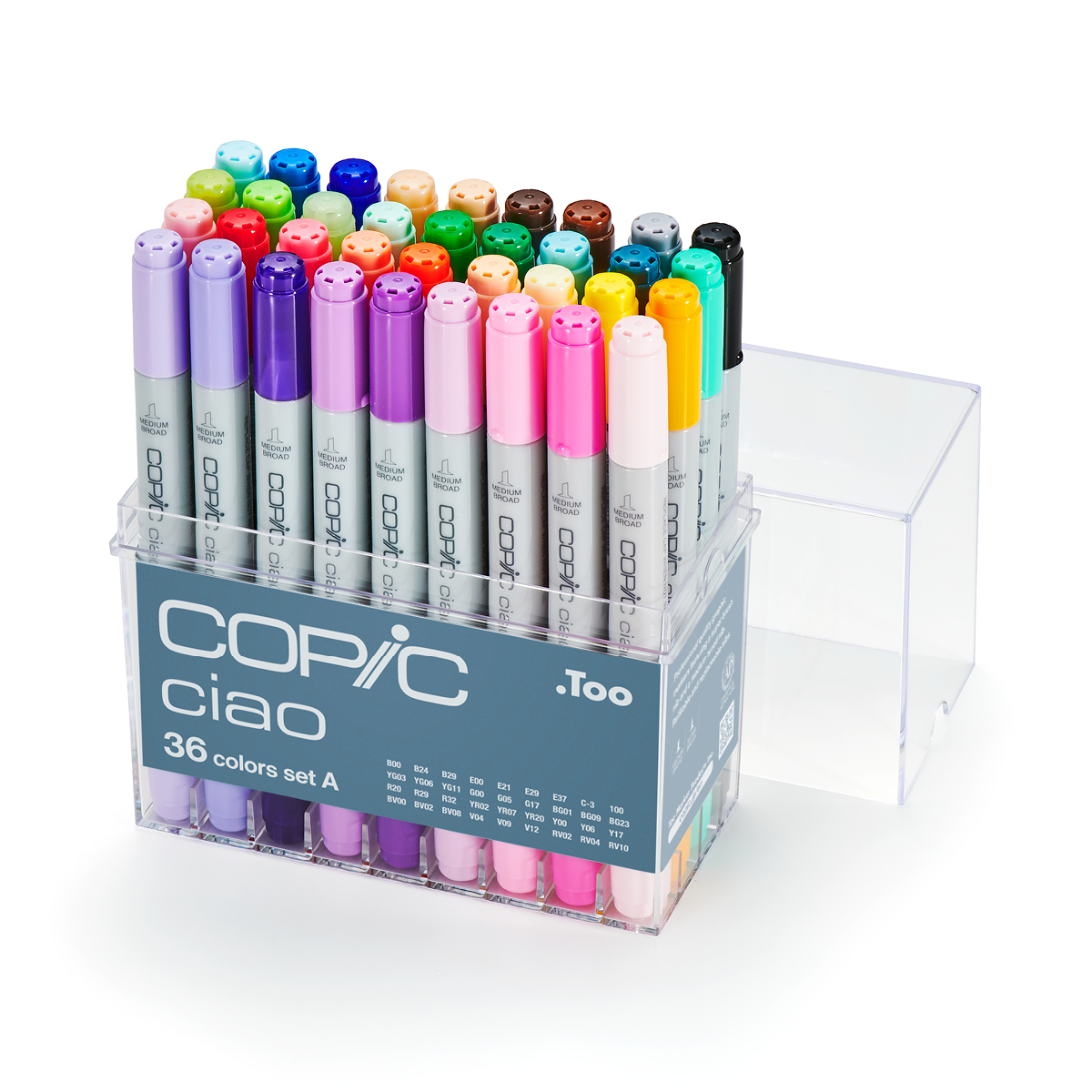 Ciao 36-set Basic colors A in the group Pens / Artist Pens / Felt Tip Pens at Pen Store (103254)