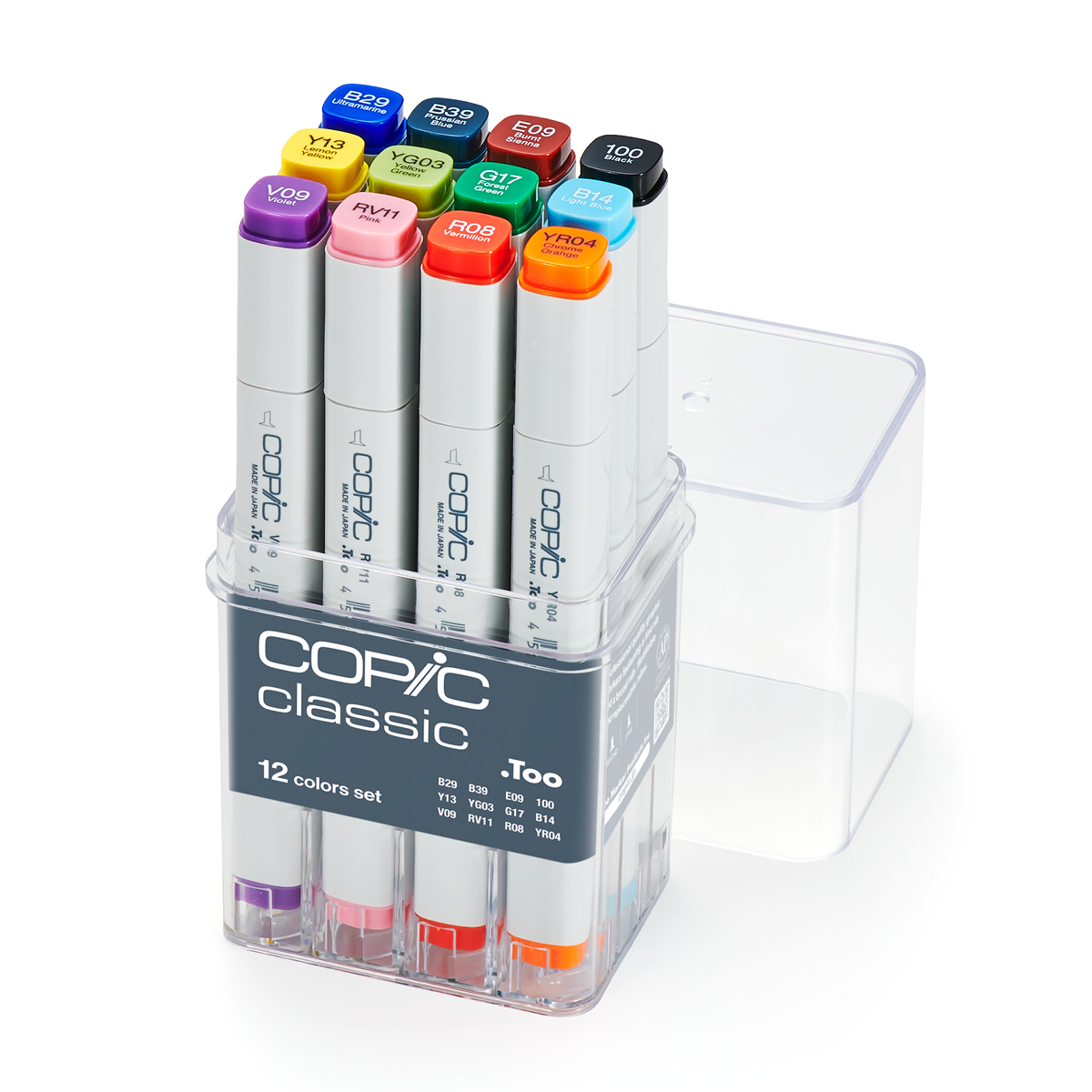 Marker 12-set Basic colors in the group Pens / Artist Pens / Felt Tip Pens at Pen Store (103255)