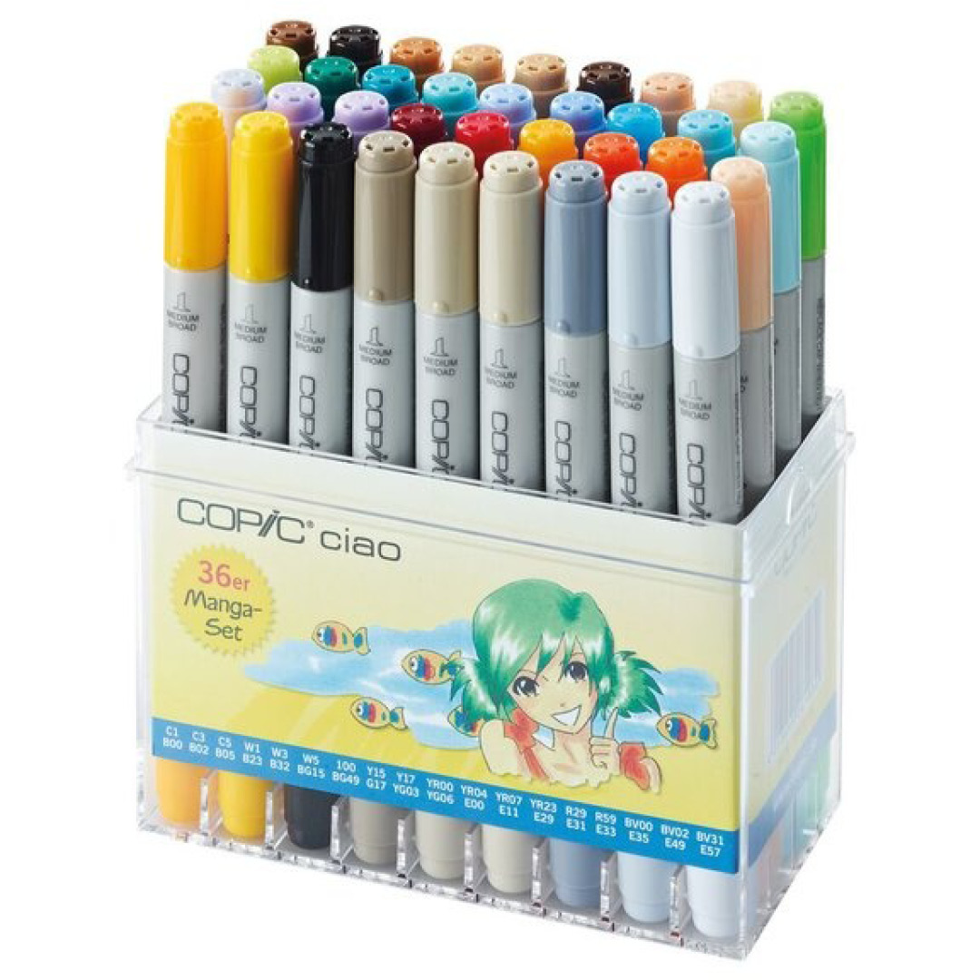 Copic Ciao Manga 36-set | Pen Store