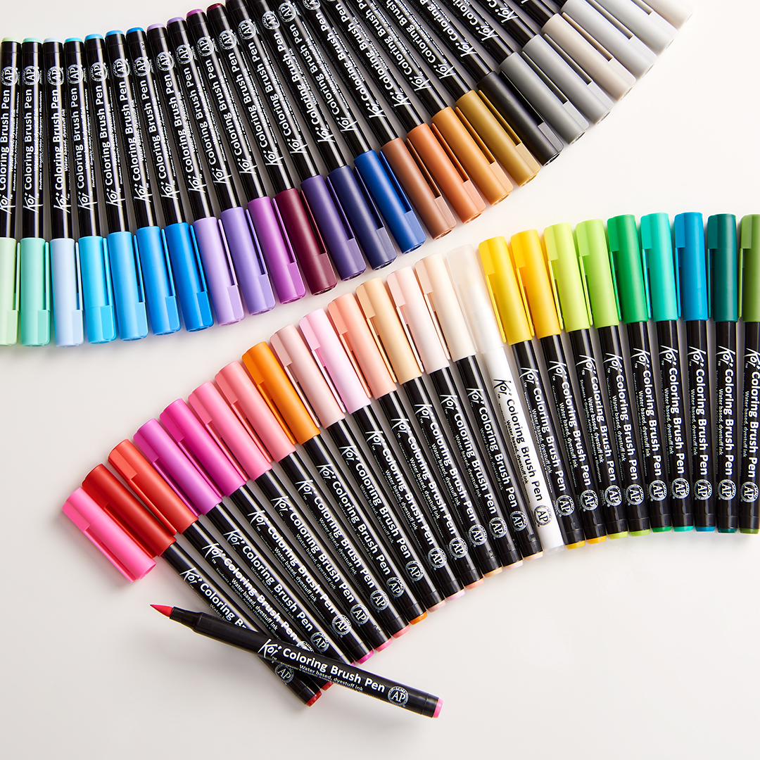 My Favorite Tools: Sakura Koi Coloring Brush Pens | Honeyberry Diary