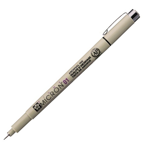 Pigma Micron Fineliner 01 in the group Product series / Pigma Micron at Pen Store (103817_r)