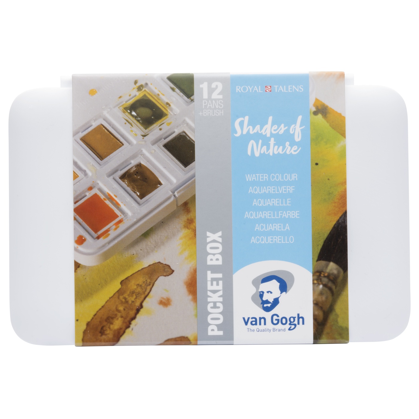 Pocket Box Water Color Nature Set of 12 in the group Art Supplies / Colors / Watercolor Paint at Pen Store (104065)