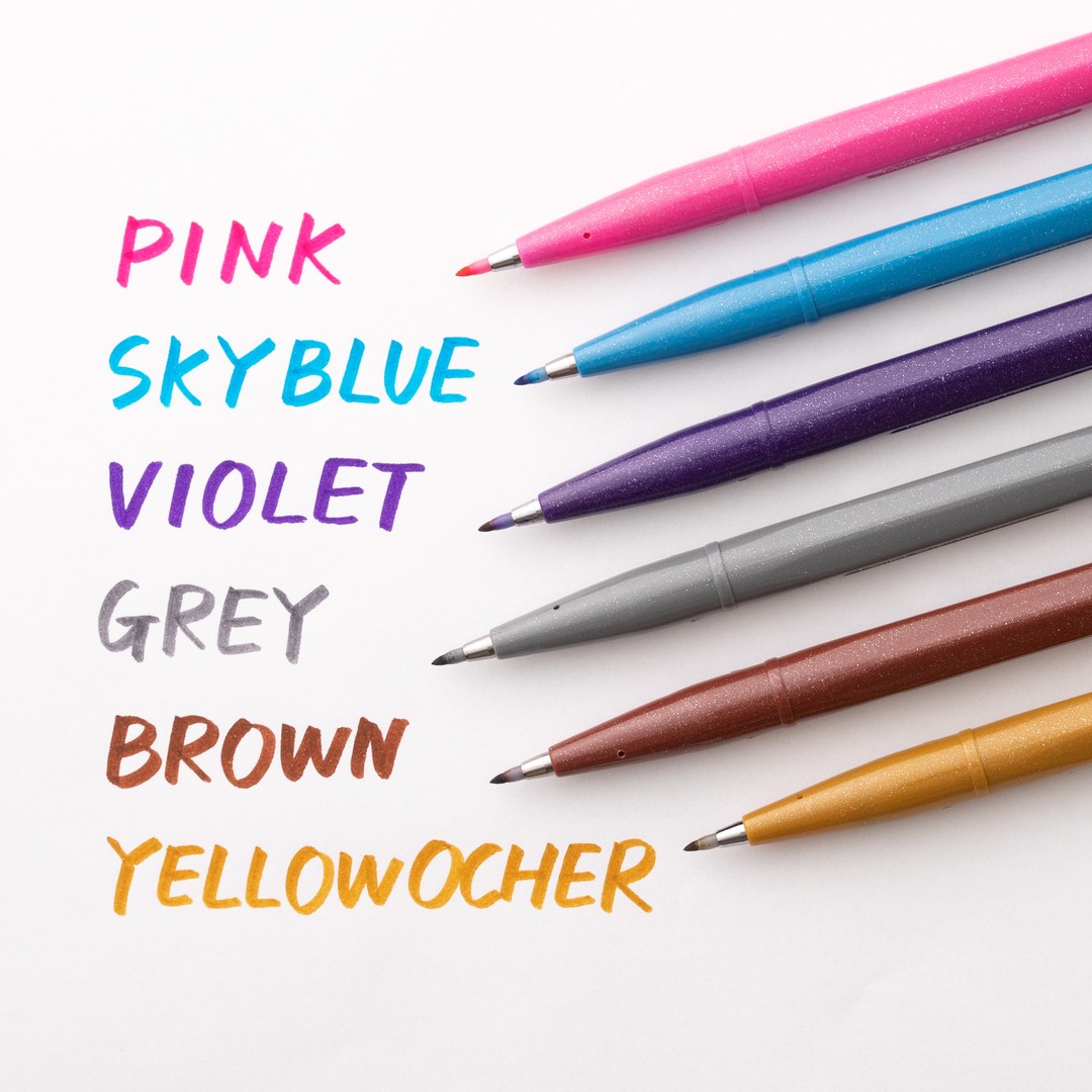 Pentel Fude Touch Brush Sign Pen - Light Violet