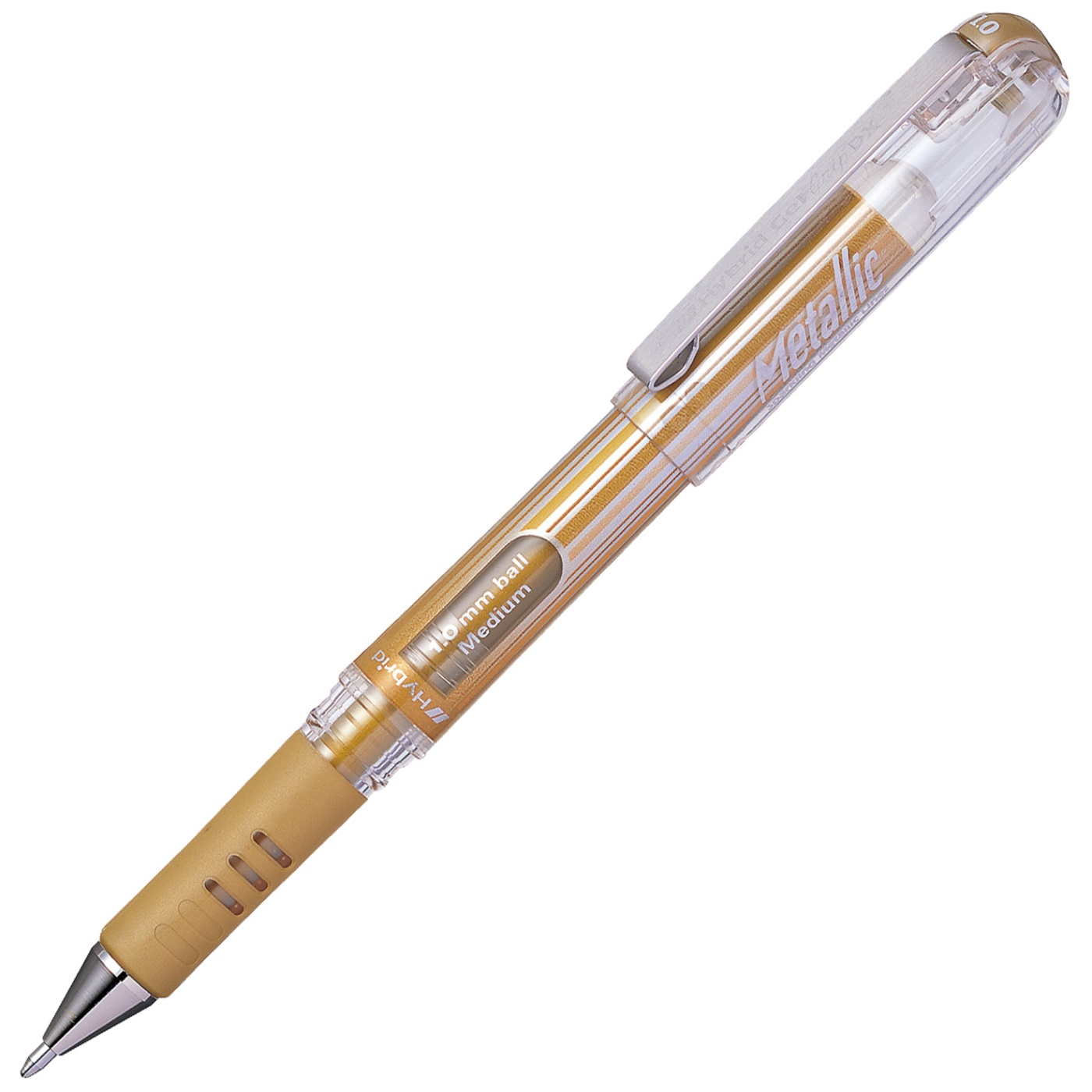 Pentel Hybrid Gel Grip DX Metallic | Pen Store