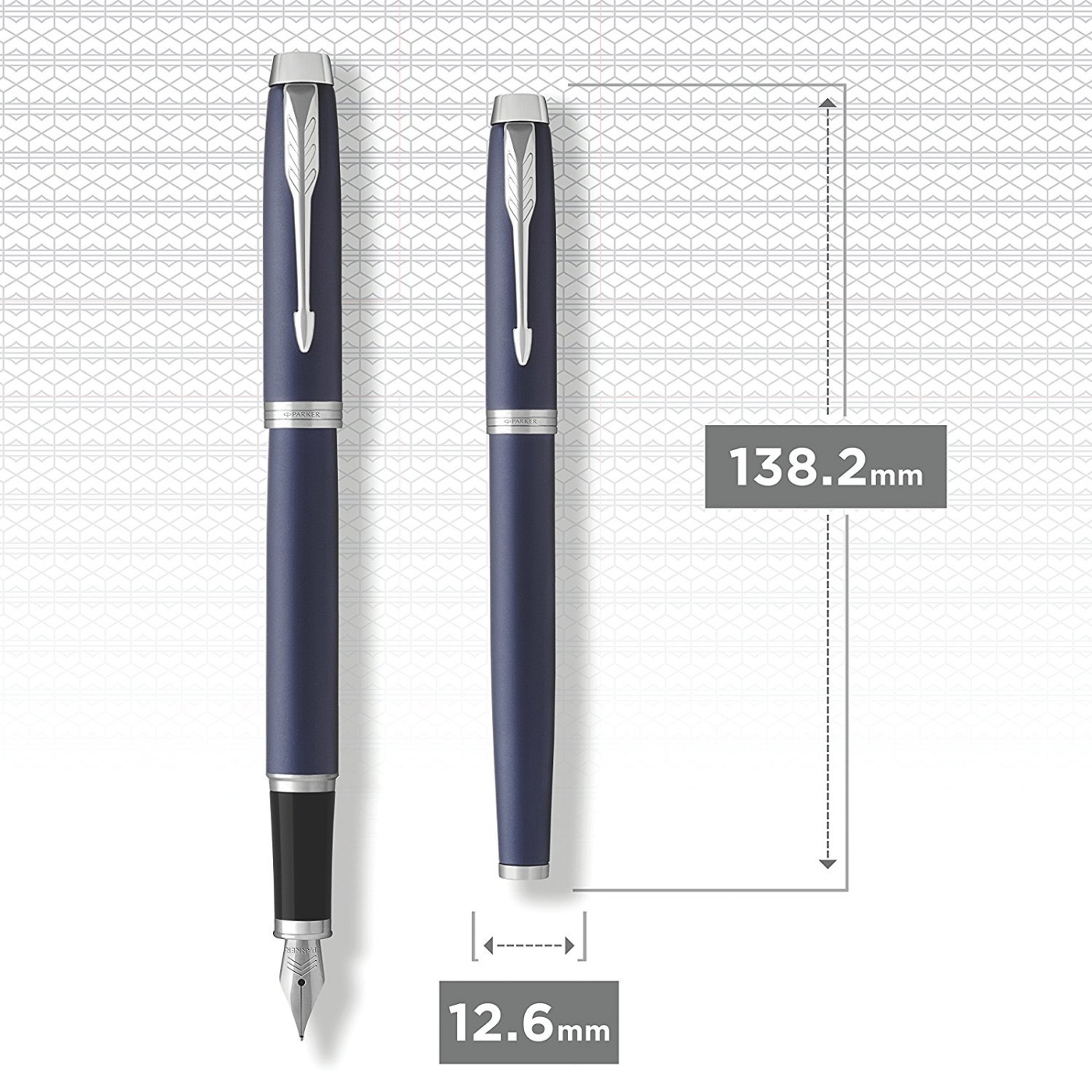 IM Blue/Chrome Fountain pen in the group Pens / Fine Writing / Fountain Pens at Pen Store (104673)