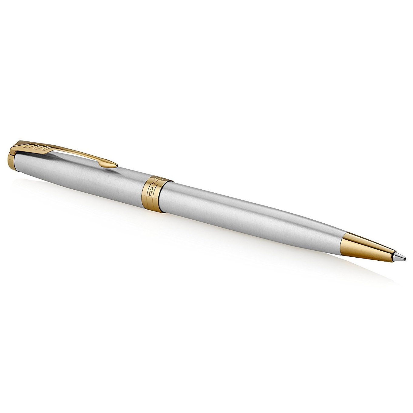 Parker Sonnet Steel/Gold Ballpoint | Pen Store