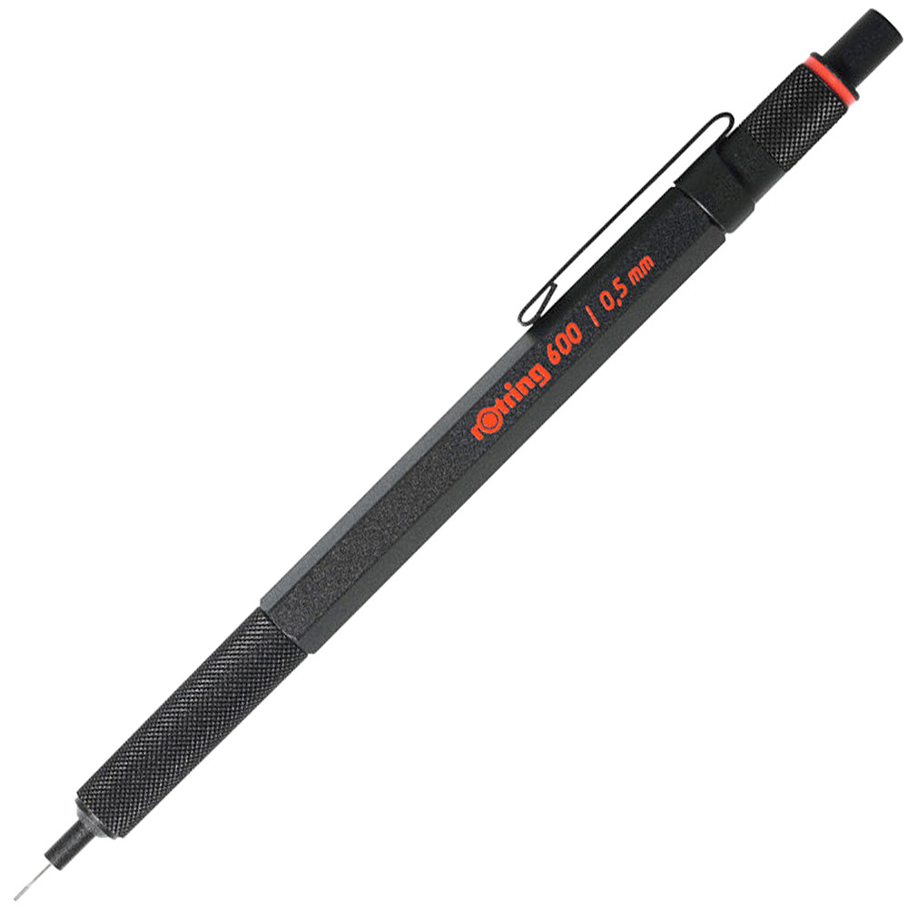 Rotring 600 Mechanical Pencil 0.5 Black Pen Store