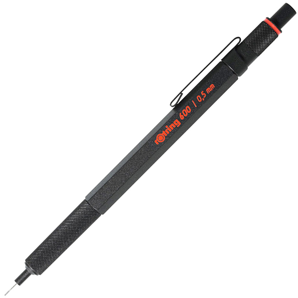 600 Mechanical Pencil 0.5 Black in the group Pens / Office / Office Pens at Pen Store (104711)