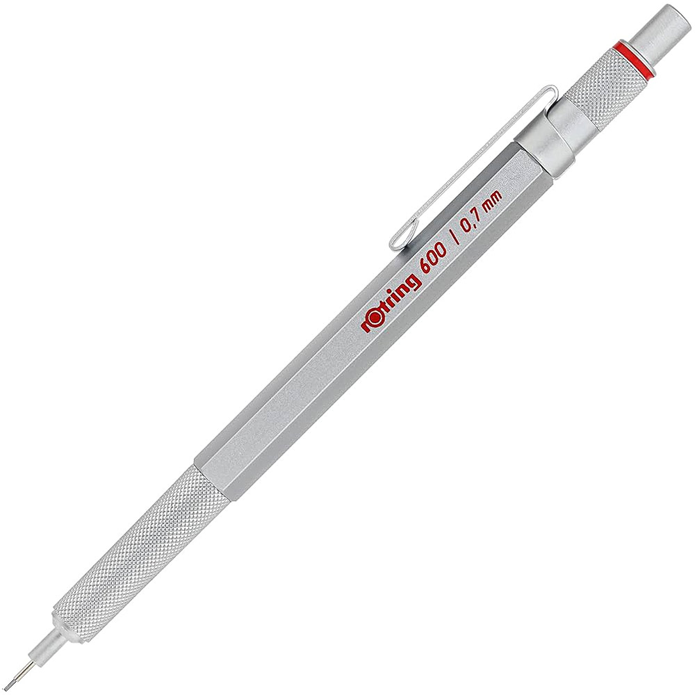 600 Mechanical Pencil 0.7 Silver in the group Pens / Office / Office Pens at Pen Store (104712)
