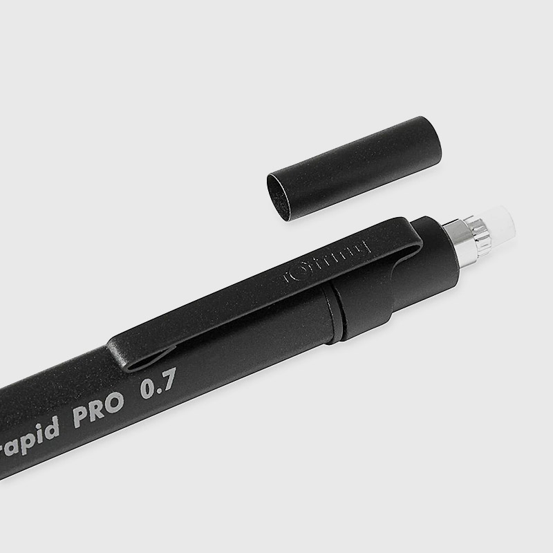 Rapid Pro Mechanical Pencil 0.7 Black in the group Pens / Writing / Mechanical Pencils at Pen Store (104725)