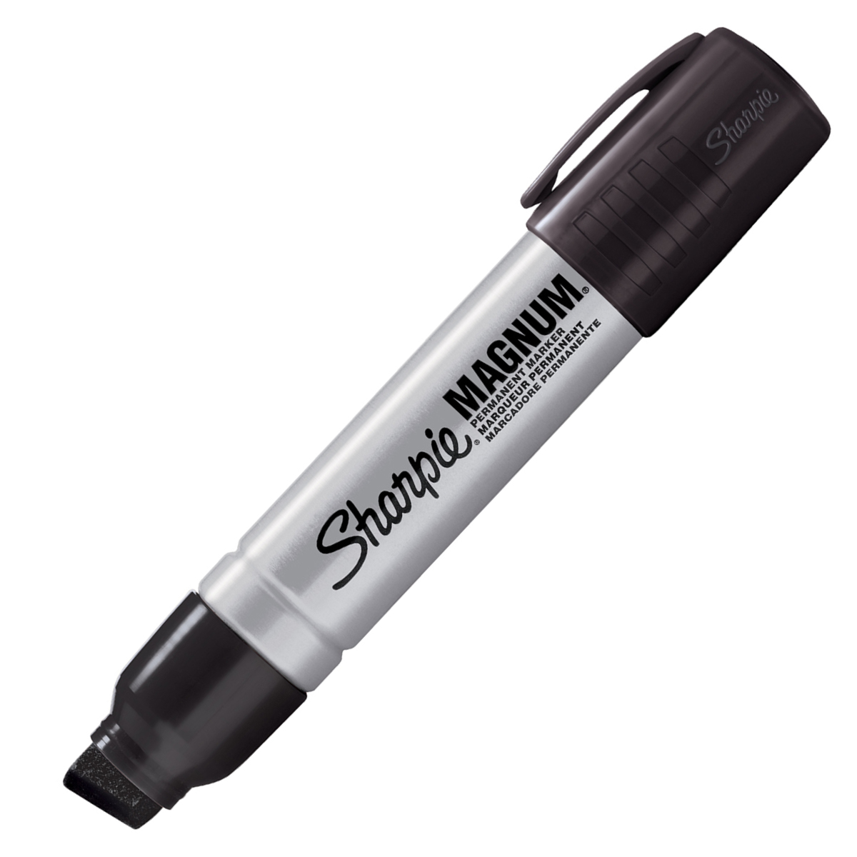 Permanent marker pen store for metal