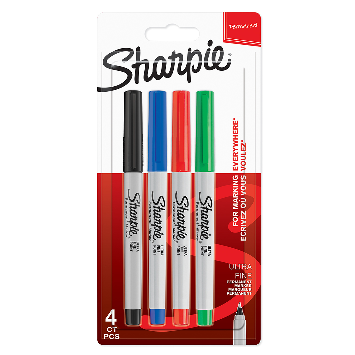 Sharpie Ultrafine Marker 4-pack